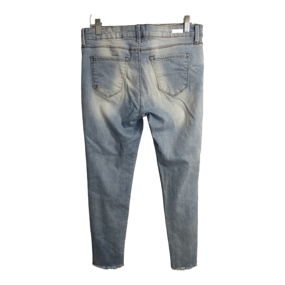 Kut‎ from the Kloth Bridgette Ankle Skinny Raw Hem Casual Denim Jeans Sz 10 - Picture 2 of 10